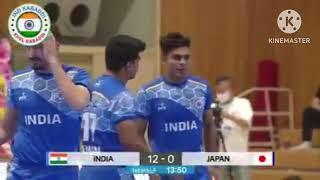 kabaddi India vs Japan #indiakabaddi  #japankabaddii