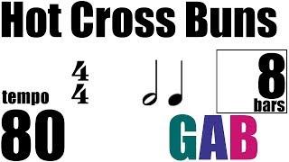 Recorder Hero: Hot Cross Buns
