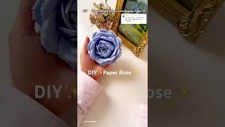 DIY paper Rose | How to Make a Blue Rose from Regular Paper