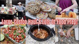 Large Costco Haul & Lots of Food Prep! Crap, I Forgot The Prices! Oh Well. So Much More To Enjoy!