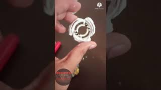 I made Meteo L-Drago at home!!fake Beyblade to original beyreal spin stelling️