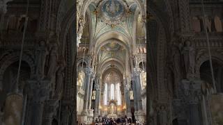 Lyon  Basilica of Notre Dame of Fourvière #shorts #travel #basilica #france #travelvlog