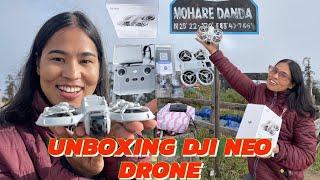 Drone Unboxing in Mohore Dada ️️  with my sister @namratakhatri4993