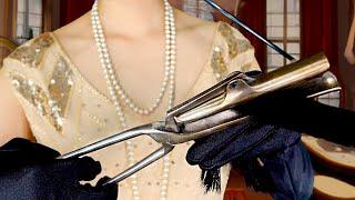 ASMR Haircut & Styling For Gatsby's Party | 1920's Roleplay, Layered Sounds, Personal Attention