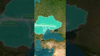 Most Countries You Can Cross in a Straight Line ️ #shorts #geography #map