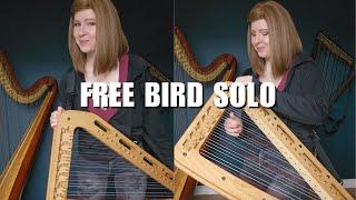 Free Bird solo on electric lever harp!