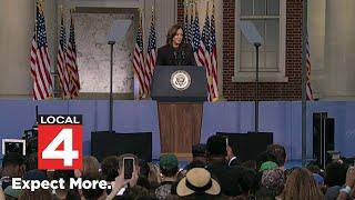 Full speech: Kamala Harris concedes presidential election to Donald Trump