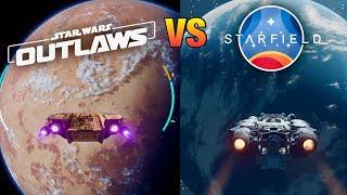 Starfield vs Star Wars Outlaws comparison