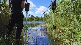 Karšių žvejyba dugnine boiliukais ir method feeder