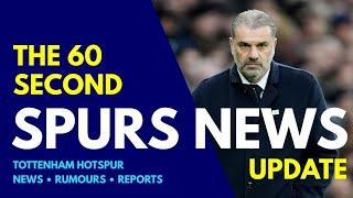 THE 60 SECOND SPURS NEWS UPDATE Ange "The Players Are Giving Their All!" FA Cup, van de Ven, Solanke