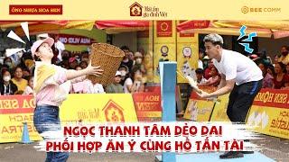 Chị đẹp Ngọc Thanh Tâm dẻo dai hứng cầu, phối hợp ăn ý cùng cầu thủ Hồ Tấn Tài | MAGDV TẬP 101