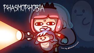 【Phasmophobia】I will protect Uncle Dad :D w/ @MoriCalliope