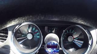 Acceleration 0 to 120 MPH in 1,584ft, 17sec. and 3 gears, 2012 Mustang 3.7 V6, E85, 2.73 gears