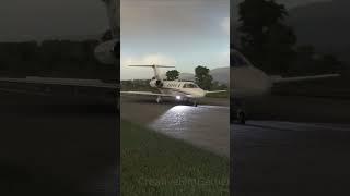 Cessna Citation CJ4 landing at Mifflin County Airport (KRVL) #flightsimulator #landingvideo