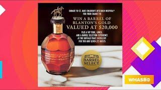 GDL: Sazerac Barrel Select hosts the Blanton's Gold Charity Sweepstakes to Win a Barrel of Blanton's