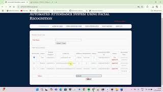 Automated Attendance System using Facial Recognition 2