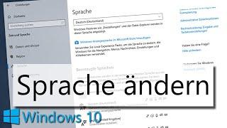 Windows 10 Sprache ändern: So ändert ihr die Anzeigesprache in Windows 10