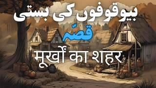 Bewaqoofon Ki Basti Ka Qissa | Urdu Hindi Moral Story