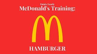 McDonald's Training | Hamburger