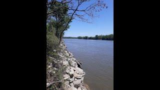snagging at chouteau bend and low water dam in pryor