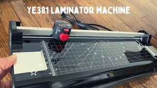 How to USE Thermal Laminating Machine | Eficentline YE381 Laminator Machine Review