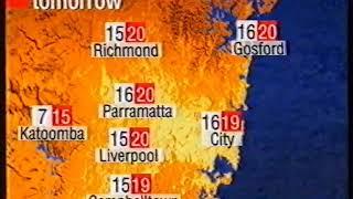 Seven Weather Update with Garry Wilkinson - 1999 Australian News Update (PAL 50FPS)