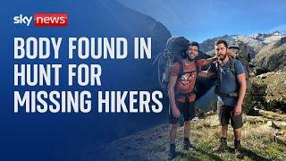 Body found in search for British hikers who went missing in Dolomites