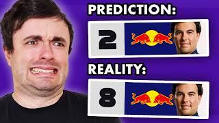 Reacting to our ENTIRE 2024 F1 Championship Predictions (20th - 1st)