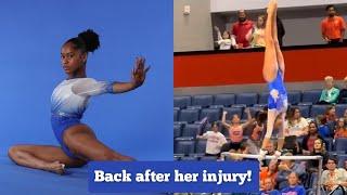 Skye Blakely is back after her injury for Florida Gators Gymnastics in NCAA