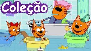 Kid-E-Cats em Portugues | Coleção dos episódios | Desenhos para crianças