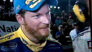 Dale Jr Emotional Celebration @ Daytona 2010 !!!!!!