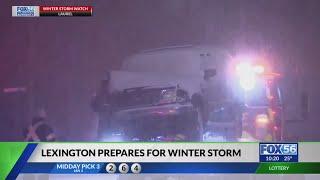 Lexington prepares for upcoming winter storm