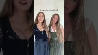 Welches Dirndl ist schöner? |leakatharinamaria #shorts