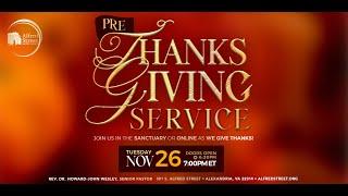 Alfred Street Baptist Church Live Pre-Thanksgiving Worship Service