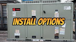 Installing Symbio Option Modules And Prepping Trane 8.5 Ton Precedent Package Unit For Installation