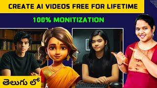 How to create Talking AI Avatar with Lifetime Free AI Tools |Create Animated Faceless Videos| Telugu