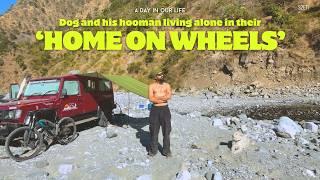 Life of a dog  and his hooman living 'off-grid' in  | A day of full time VANLIFER