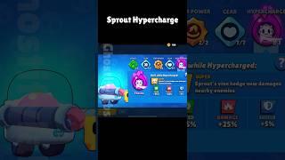 New Hypercharge for Sprout  | Brawl Stars Sneak peek #shorts #brawlstars