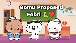 Gomu Proposed Febri ️ " Gomu , Peachu & Febri " 3 Bestfriends School Love Story #bubududu| Mou Das