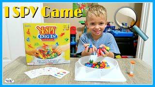 I SPY Dig In Find It Kids Game Review!!