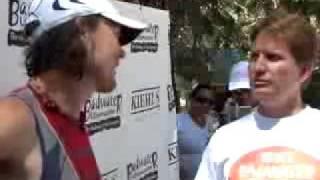 2005 Badwater : Scott Jurek Finish Line Interview: AdventureCORPS Badwater Ultramarathon