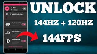 Unlock 120fps + 120Hz High Refresh No-Root 100% Working | Max FPS Fix Lag - No Root