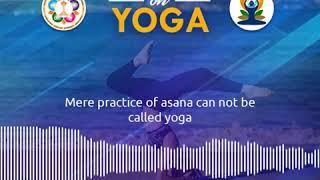 Mere practice of asana cannot be called yoga