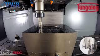 Watch Tungaloy UK's DoFeed & TungRec Pocket & Frame Milling Demo EN24T