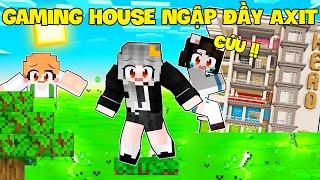 SAMMY THỬ THÁCH 24H THOÁT KHỎI GAMING HOUSE NGẬP ĐẦY AXIT TRONG LÀNG HERO TEAM MINECRAFT