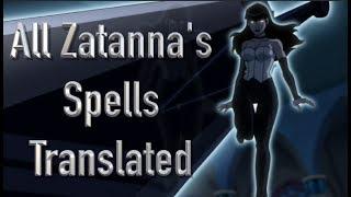 All Zatanna's Spells Translated From Justice League Dark Film