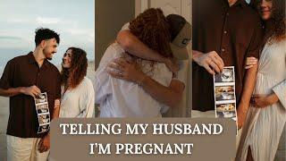 TELLING MY HUSBAND I’M PREGNANT!!!!