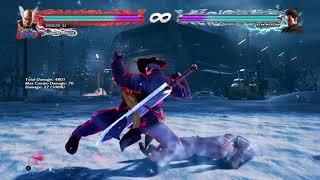 TEKKEN™7 Heihachi down 2+3 combo tech.