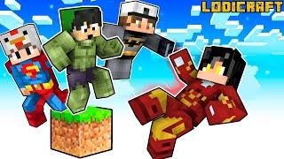 PLAYING One Block as SUPERHEROES in MINECRAFT | Minecraft Tagalog