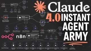 How to INSTANTLY Build An AI Agent Army in n8n with Claude